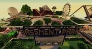 The Mox MC amusement park is a thrilling experience for all (Image via Pinterest, @Annamarie T)